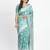 Linen cotton saree with butta weaving tassel pallu