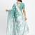 Linen cotton saree with butta weaving tassel pallu
