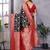 Black silk blend zari zaal weaving banarasi saree with contrast blouse