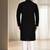 Black silk kurta churidar for men's