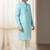 Sky blue cotton kurta for mens