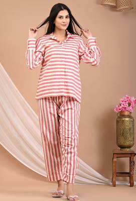 Cotton stripe coord set 4