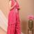 Pink bandhej cotton set