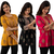 Pack of 3 handmade block printed rayon fabric designer tops & tunics