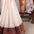white Poly Cotton Chex Saree with Zari Weaving