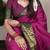 pink Poly Cotton Chex Saree with Zari Weaving