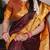 green Poly Cotton Chex Saree with Zari Weaving