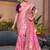 Dola silk blend meenakari weave work saree in light pink