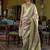 Light green kanjivaram silk blend woven classic saree