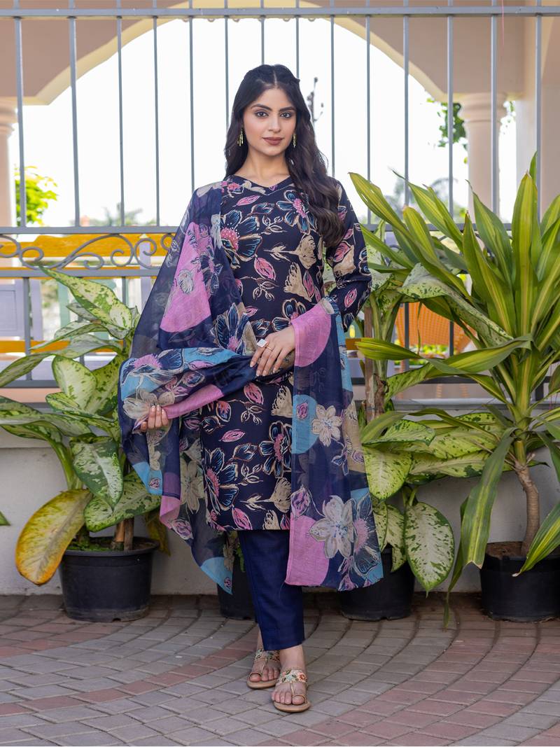 Designer ethnic set kurta, pant set for women for casual and festive wear