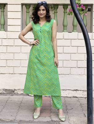 Women Rayon Printed Kurta With Palazzo 1