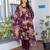  Women's Cotton Blend Floral Straight Printed Kurta Pant With Dupatta | kurta sets for woman