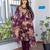  Women's Cotton Blend Floral Straight Printed Kurta Pant With Dupatta | kurta sets for woman