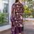  Women's Cotton Blend Floral Straight Printed Kurta Pant With Dupatta | kurta sets for woman