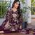 Women's Cotton Blend Floral Straight Printed Kurta Pant With Dupatta | kurta sets for woman