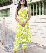 Women Rayon Printed Kurta With Palazzo