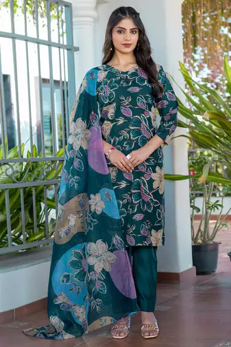 Designer ethnic set kurta, pant set for women for casual and festive wear