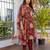 Women's Cotton Blend Floral Straight Printed Kurta Pant With Dupatta | kurta sets for woman