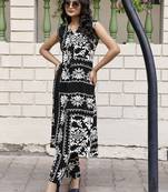 Women Rayon Printed Kurta With Palazzo