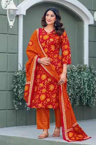 Designer ethnic set kurta, pant set for women for casual and festive wear
