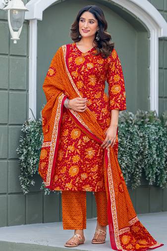 Designer ethnic set kurta, pant set for women for casual and festive wear