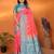 Pink silk blend butti zari weaving with zari border saree