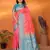 Pink silk blend butti zari weaving with zari border saree