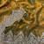mustard sequin embroidered fandy chiffon saree