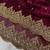 plum sequin embroidered chiffon saree