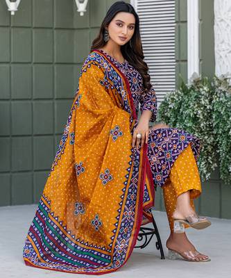 Designer ethnic set kurta, pant set for women for casual and festive wear 3
