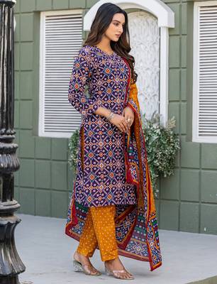 Designer ethnic set kurta, pant set for women for casual and festive wear 5