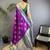 Magenta silk blend floral butta zari weaving banarasi with peacock zari weaving border