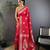 Pink silk blend meenakari zari weaving banarasi saree