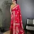 Pink silk blend meenakari zari weaving banarasi saree