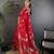 Pink silk blend meenakari zari weaving banarasi saree