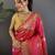 Pink silk blend meenakari zari weaving banarasi saree