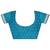 Sea blue silk blend meenakari zari weaving banarasi saree