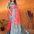 Tomato red silk blend woven zari weaving banarasi saree with contrast weaving border