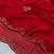 red cutdana sequin embroidered rangoli silk blend saree