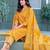  Women's Cotton Blend Floral Straight Printed Kurta Pant With Dupatta | kurta sets for woman