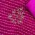 rani pink cutdana handwork georgette leheriya print saree