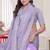 Lavender resham sequin zarkan embroidery work silk blend saree