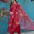  Women's Silk Blend Floral Straight Printed Kurta Pant With Dupatta | kurta sets for woman
