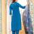  Women's Silk Blend Floral Straight Printed Kurta Pant With Dupatta | kurta sets for woman