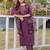  Women's Silk Blend Floral Straight Printed Kurta Pant With Dupatta | kurta sets for woman