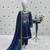 Designer Chinon Silk Embroidery Work Blue Readymade Gown