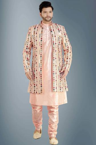Arruga sylish embroidery indo-western kurta pyjama set