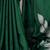 green Floral Printed Satin Silk Saree