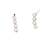High gold polish cz diamond necklace set with earrings – classic bridal & party wear style