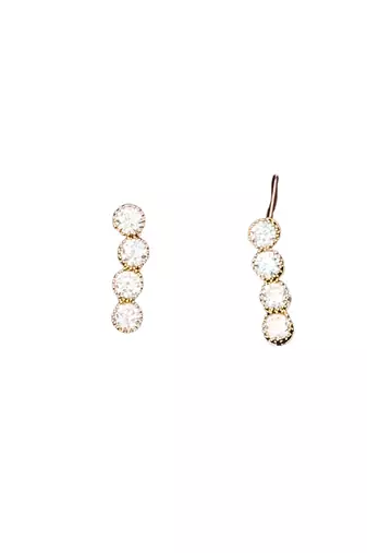 Mehendi polish cz diamond necklace & earrings set     antique ethnic finish for traditional charm